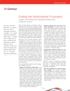 Ending the Multichannel Frustration