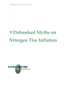 9 Debunked Myths on Nitrogen Tire Inflation