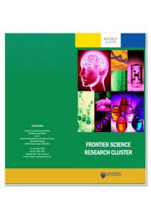 frontier science research cluster