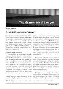 The Grammatical Lawyer