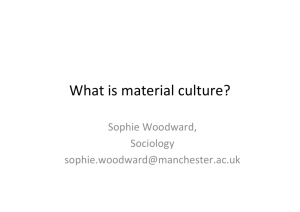 What is material culture?