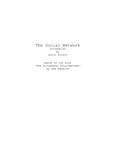 The Social Network screenplay.