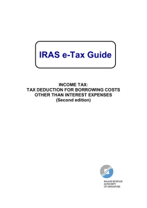 Tax Deduction For Borrowing Costs Other Than Interest