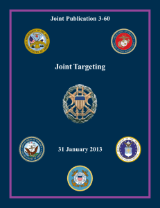 JP 3-60, Joint Targeting - Council on Foreign Relations