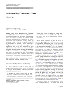 Understanding Evolutionary Trees
