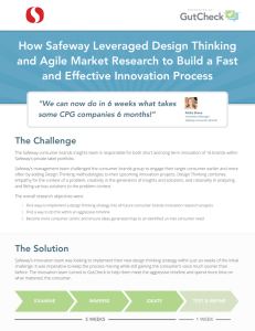 How Safeway Leveraged Design Thinking and - Blog