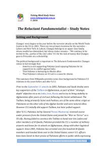 The Reluctant Fundamentalist – Study Notes