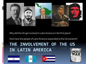 The Involvement of the US in Latin America3