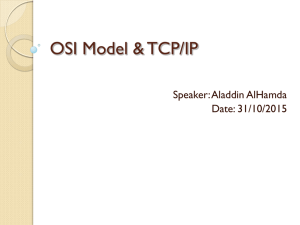 OSI Model & TCP/IP