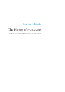 The History of nordunet