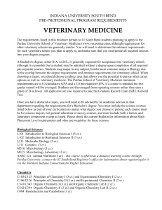 Veterinary PDF - Indiana University South Bend