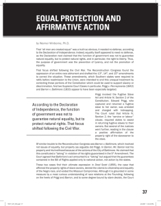 equal protection and affirmative action