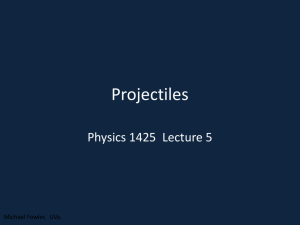 5. Projectile Motion - Galileo and Einstein