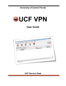 UCF VPN - University of Central Florida