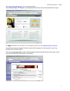 Type www.coursecompass.com into your internet browser. This is