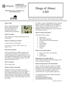 Drugs of Abuse: LSD