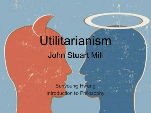 Utilitarianism - Thatmarcusfamily.org