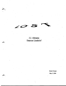 "writers' guide" for Lost