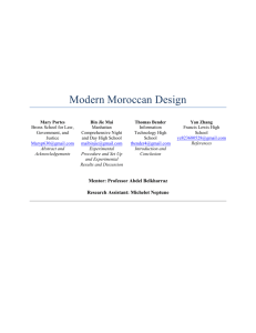 Modern Moroccan Design