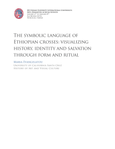 The symbolic language of Ethiopian crosses: visualizing