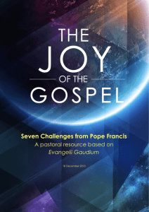 The Joy of the Gospel - Disciples in Mission