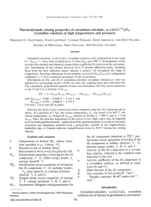 Thermodynamic mixing properties of corundum-eskolaite, a