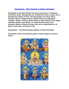 Navagraha - Nine Planets in Hindu Astrology