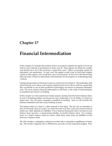 Financial Intermediation