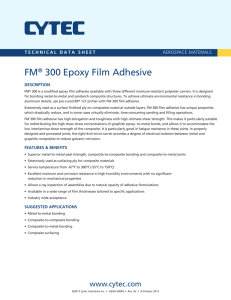 FM® 300 Epoxy Film Adhesive