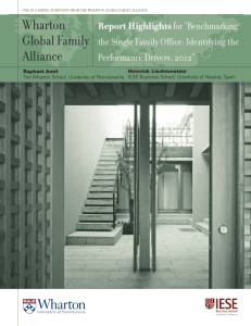 Report Highlights for - Wharton Global Family Alliance