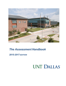 The Assessment Handbook