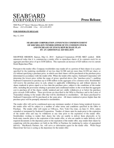 Press Release - Seaboard Corporation