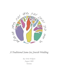 A Traditional Same-Sex Jewish Wedding