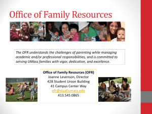 Office of Family Resources at University of Massachusetts, Amherst