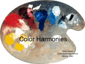 Color Harmonies - Mrs. Hawes