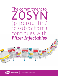 zosyn - Pfizer Injectables