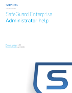 SafeGuard Enterprise Administrator help