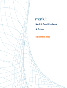 Markit Credit Indices A Primer