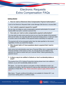 Electronic Requests Extra Compensation FAQs