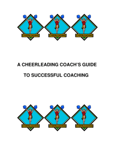 A CHEERLEADING COACH'S GUIDE TO SUCCESSFUL COACHING