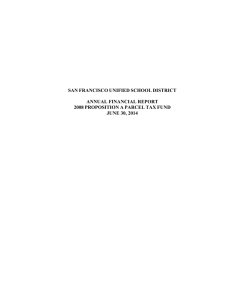 San Francisco Unified School District QTEA 2014 AUP Report
