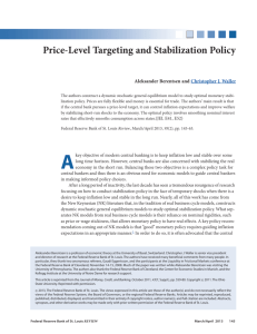 Price-Level Targeting and Stabilization Policy