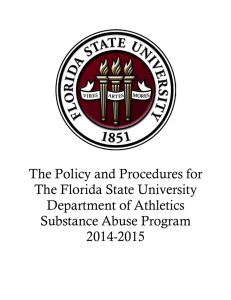 The Policy and Procedures for The Florida State University