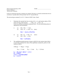 The universal gas constant, R, is 8.31 J / Kmol or 0.0821 Latm / Kmol