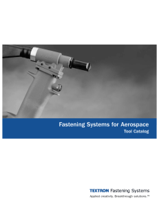 product catalogue - Aerospace and Engineering Tools