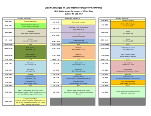 the conference agenda