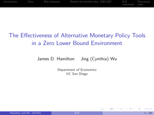 The Effectiveness of Alternative Monetary Policy Tools in a Zero