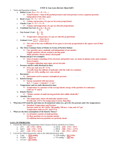 Review Sheet Chapter 13 and 14