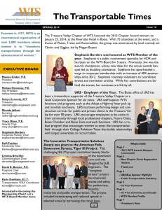 WTS Newsletter Spring 2014 Issue 16