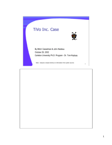 TiVo Inc. Case